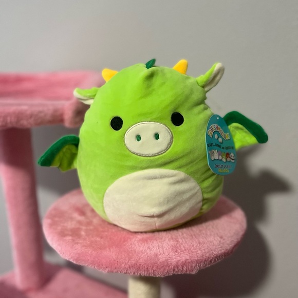 Squishmallows Toys Nwt 8 Dexter The Green Dragon Squishmallow